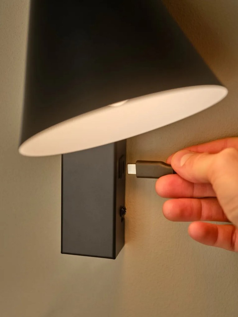 Aplica Design Scandinav Minimalist, Wilmer negru