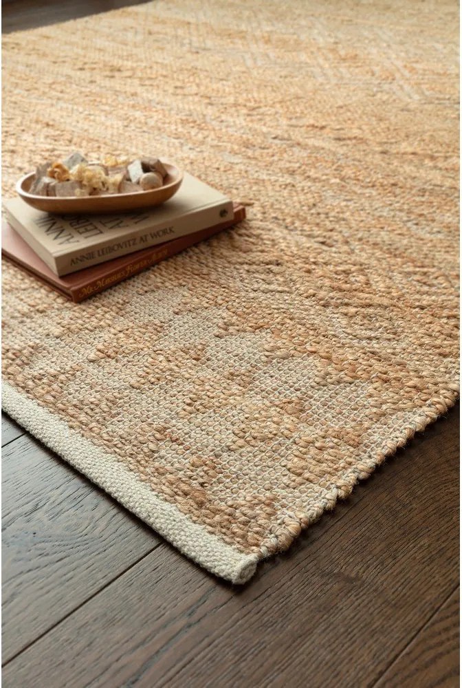 Covor în culoare naturală țesut manual din amestec de iută 120x170 cm Asher Natural – Asiatic Carpets