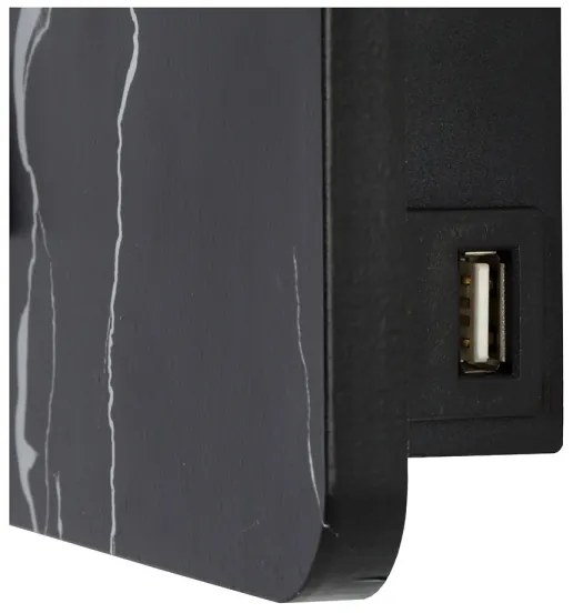 Spot LED de perete OREGON LED/4W/230V negru Lucide 77282/03/30