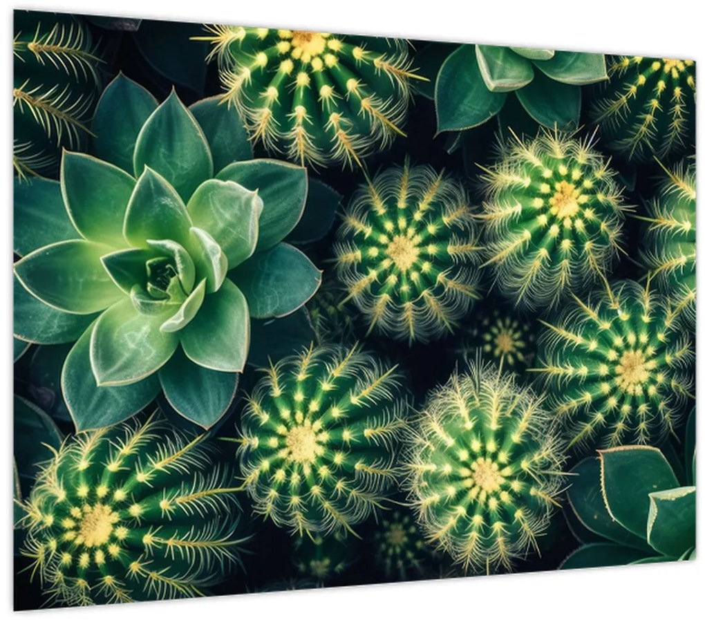 Tablou - Cactuși (70x50 cm)