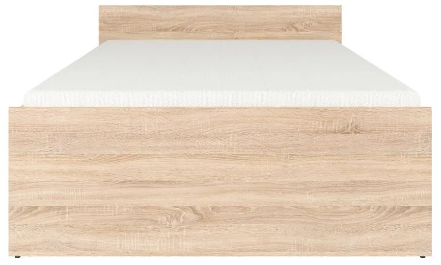 Pat de o persoană 120 cm Nepo Plus 10 (stejar sonoma) . 1098318