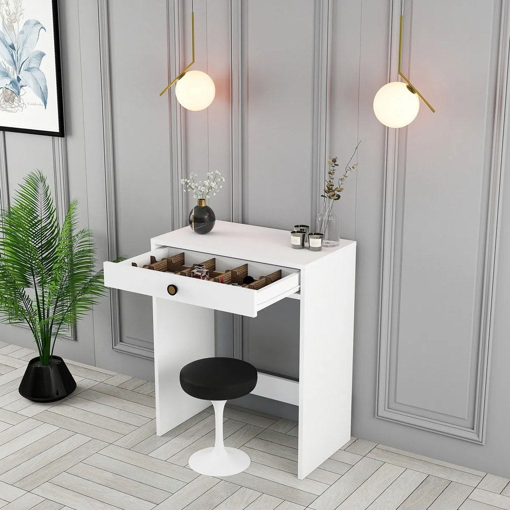 Măsuță de cosmetică Lizbon White