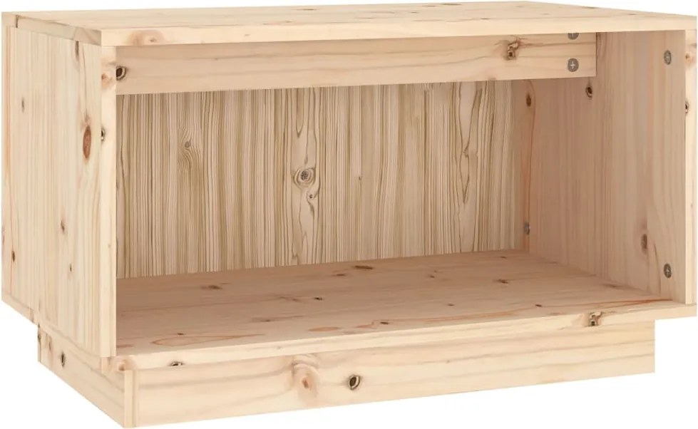 vidaXL Comodă TV, 60x35x35 cm, lemn masiv de pin