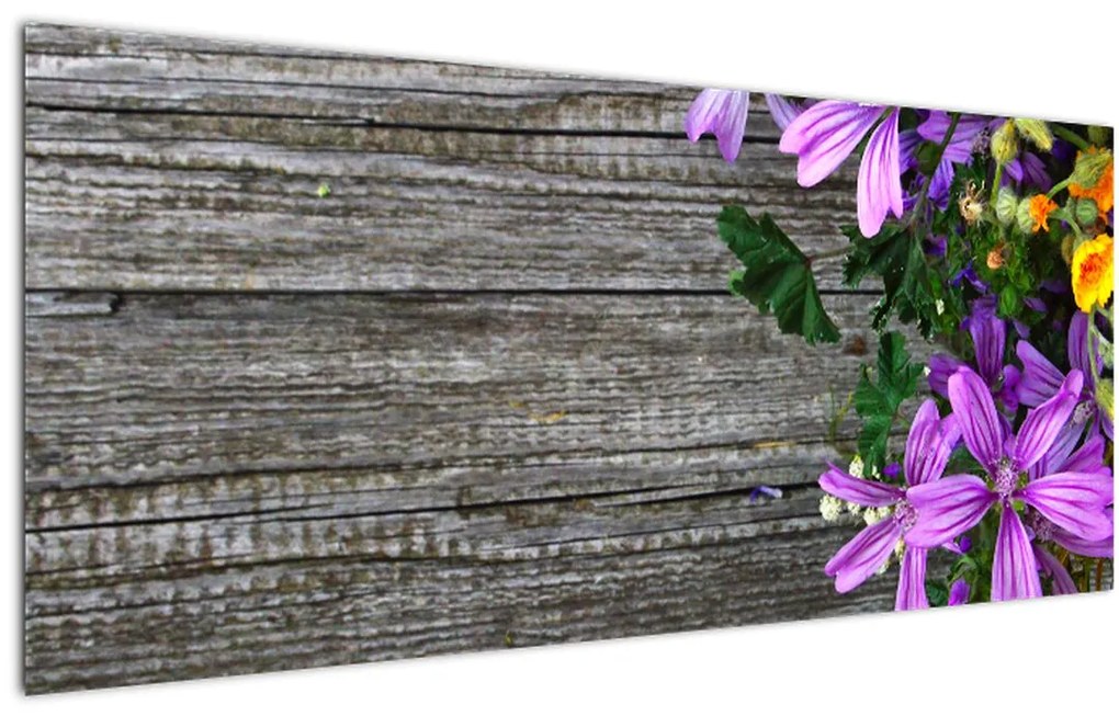 Tablou - flori de câmp (120x50 cm)