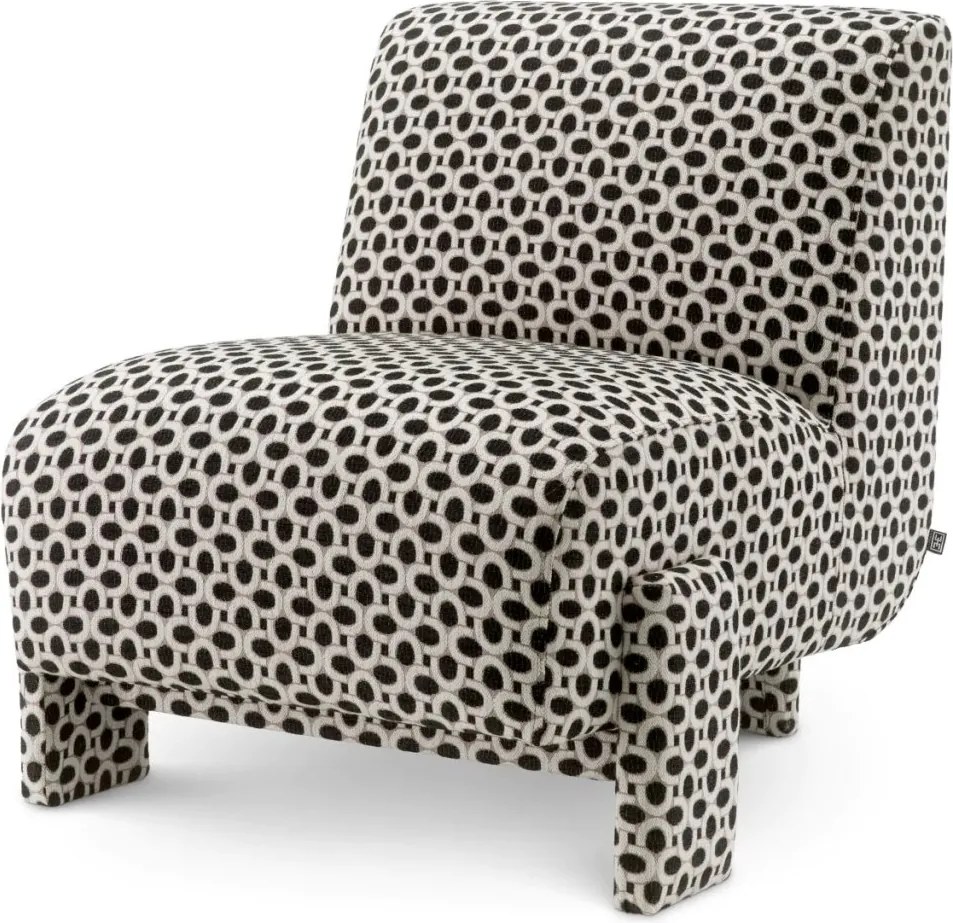 Fotoliu elegant design LUX Rockdale, Sunbeam black