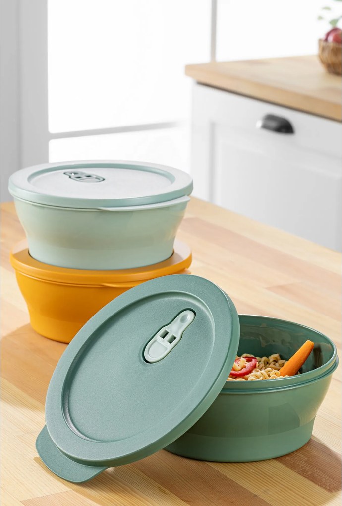 Set cutii de depozitare (3 piese), Hermia, Culoare: Multicolor