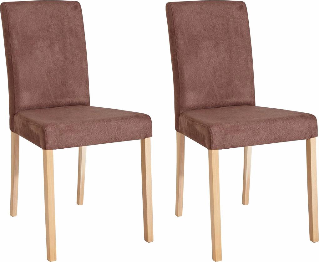 Set 2 scaune Luce maro inchis 44/60/87 cm