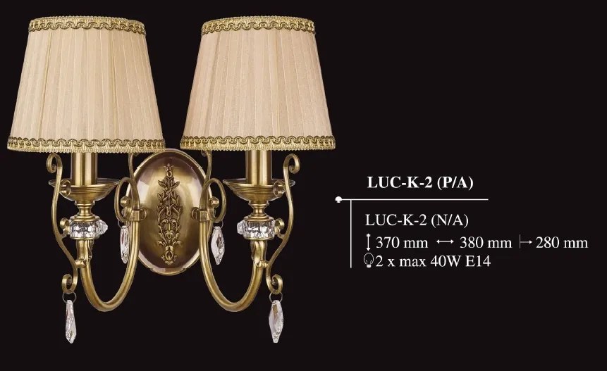 Aplica design clasic realizata manual, Cristal Scholer Luca