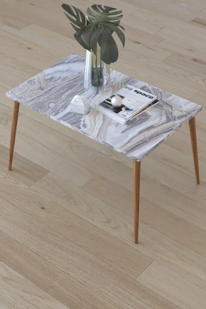 Masa de cafea Paco Homs 72 x 45 x 42 cm, Marmorat