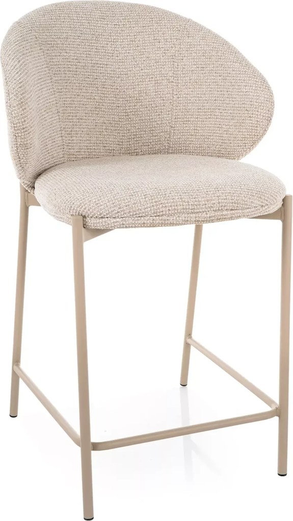 Scaun de bar KIOTO, casmir / bej deschis