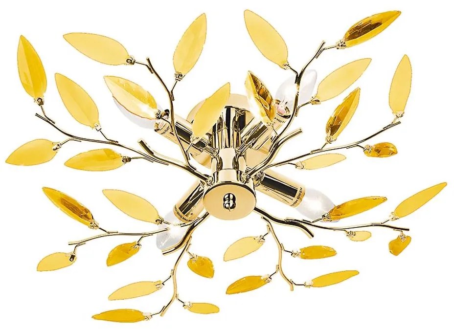 Lustră aplicată NOWA 63180445 NOTTINGHAM 4xE14/40W/230V auriu