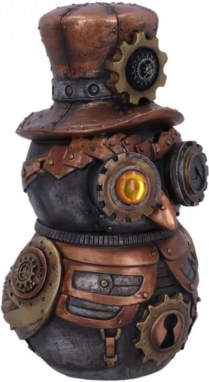 Statueta bufnita steampunk Hootle 23 cm