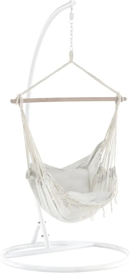 Fotoliu balansoar suspendabil, crem, OFRAME