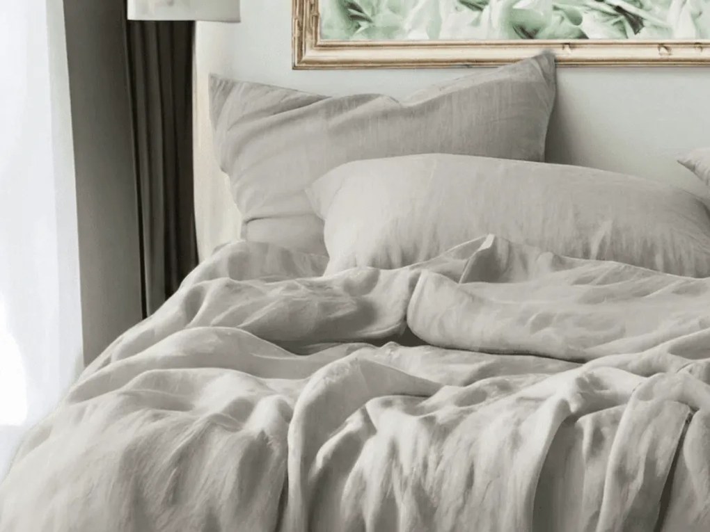 Lenjerie de pat PURELY muselina gri deschis Dimensiunile lenjeriei: 80 x 80 cm | 135 x 200 cm