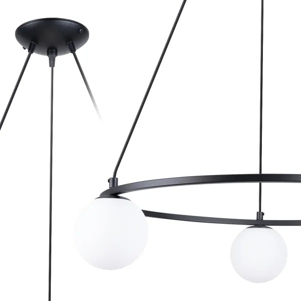 Lustră pe cablu Sollux SL.1213 YOLI 3xG9/8W/230V negru