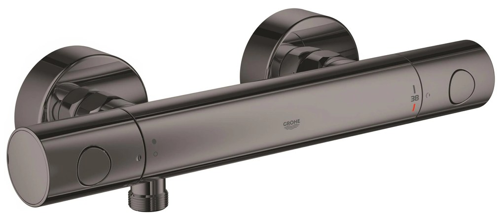 Grohe Grohtherm 1000 Cosmopolitan M baterie de duș perete cu termostat negru 34065A02