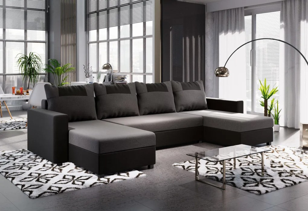 Supermobel Colțar extensibil în formă de U STAR, 303x140, sawana 05/sawana 14