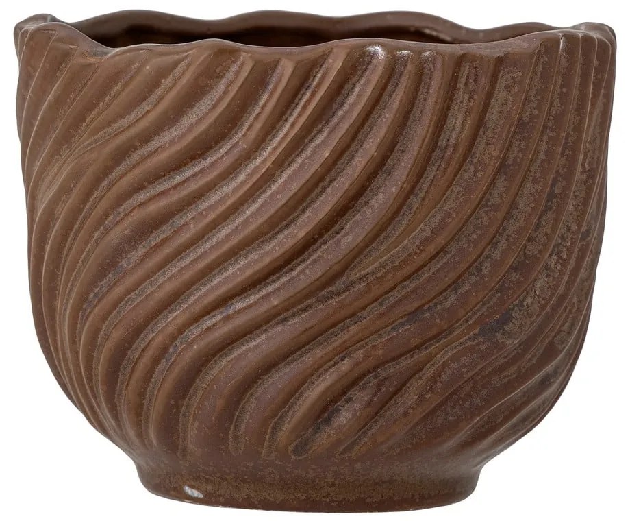 Ghiveci decorativ din gresie handmade ø 14 cm Sella – Bloomingville