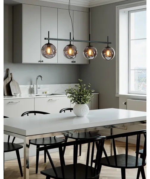 ByRydens 4202360-4505 - Lustră suspendată pe cablu BOYLE 4xE27/8W/230V