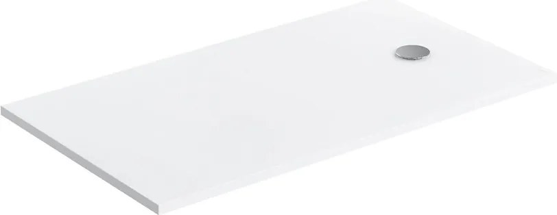 Cadita de dus compozit Omnires AquaPure M+ dreptunghiulara alb mat 90x160 cm