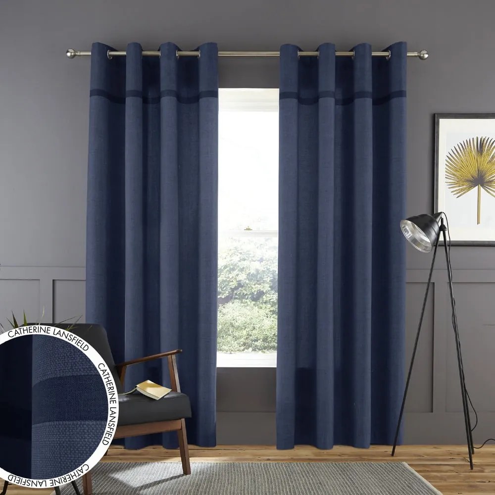 Draperii albastre în set de 2 bucăți 229x168 cm Living Melville - Catherine Lansfield
