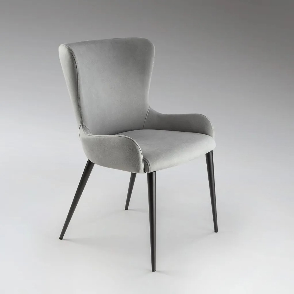 Scaun dining design elegant Telma gri