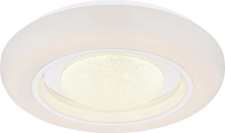 Plafoniera LED RGB cu telecomanda design modern Burro alb 39cm