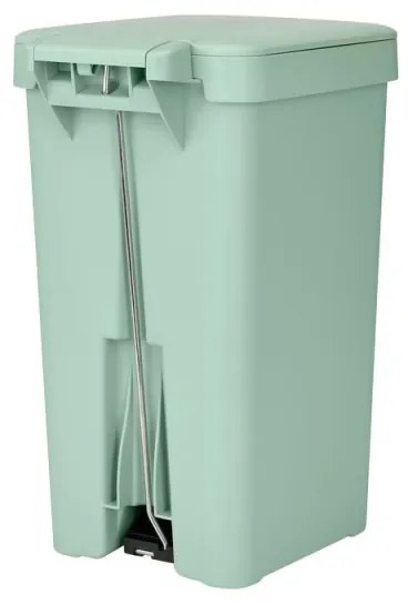 Coș cu pedală Brabantia StepUp 1008481, 16 L, Materiale ecologice, Deschidere mare, Verde deschis