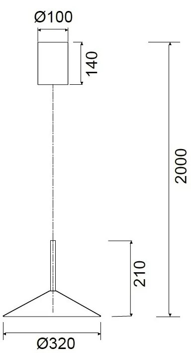 Lustra/Pendul LED reglabil CALICE cafeniu 9W