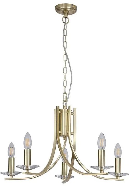 Candelabru stil elegant metal alama Ascona 5L