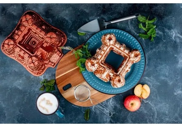 Formă pentru guguluf KITCHISIMO, model Castel — cupru