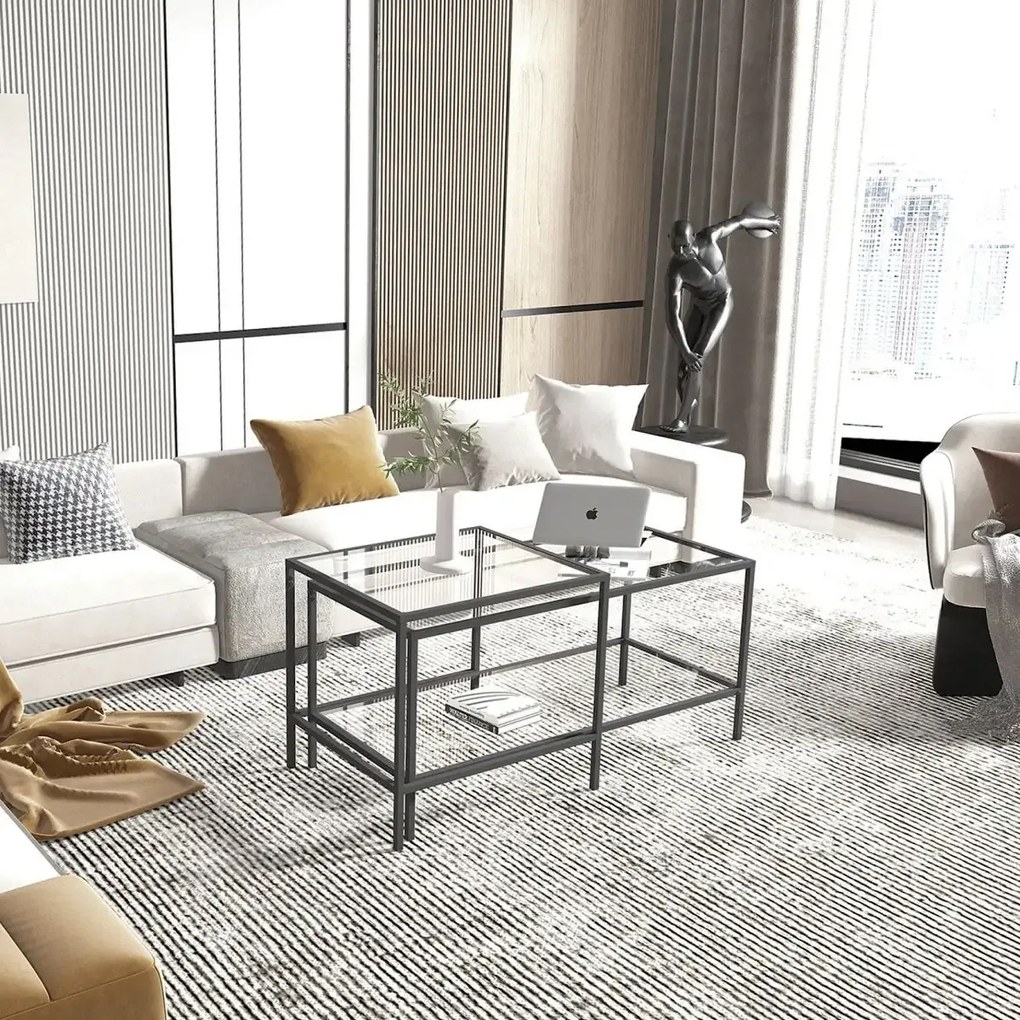 Masa de cafea Deco Homs,seria D-710, negru,0028