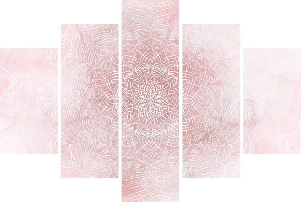 Tablou - Mandala roz (150x105 cm)