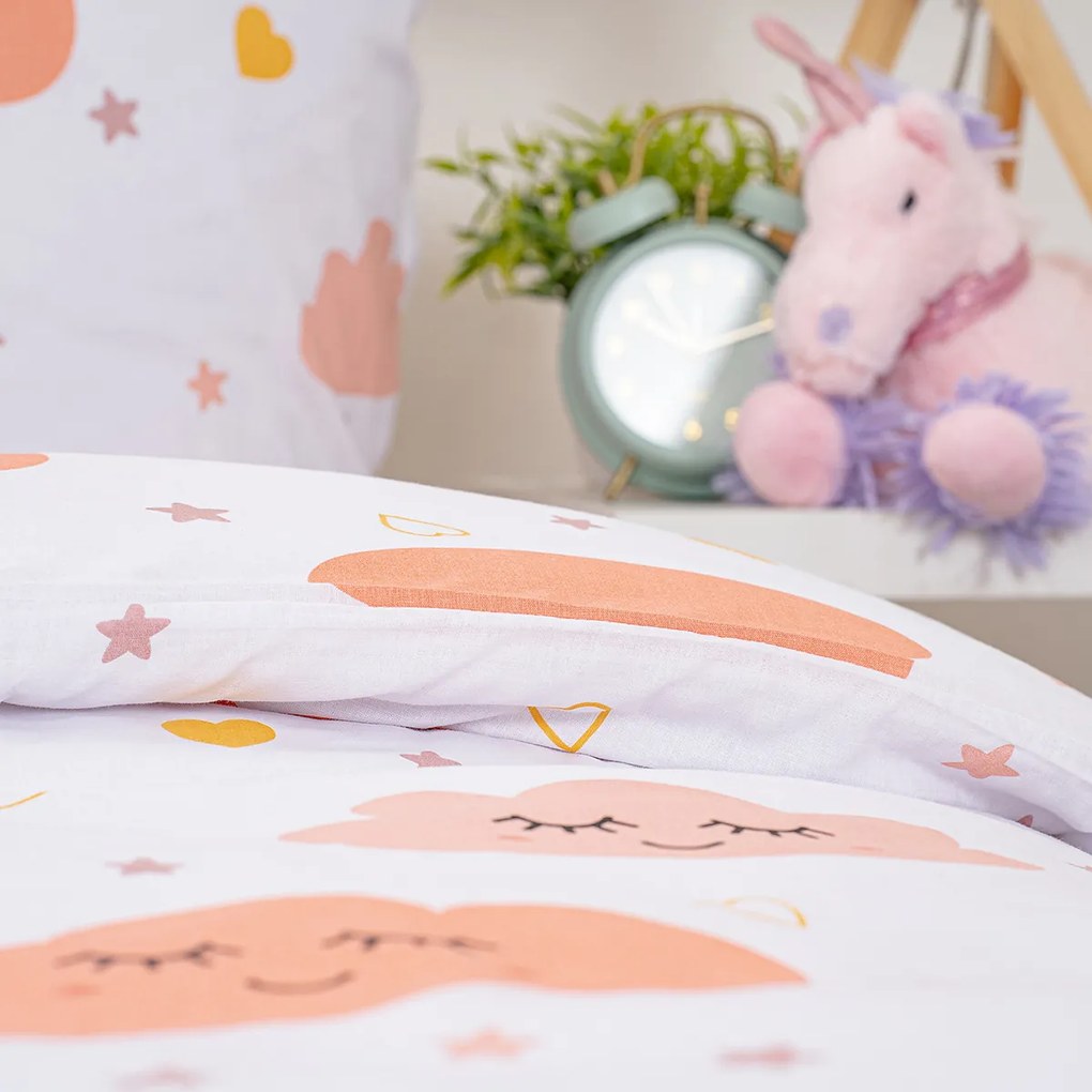 Lenjerie de pat din bumbac 4Home Pink Clouds