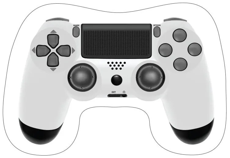 Gamer Pad pernă decorativă 42x29 cm Catifea