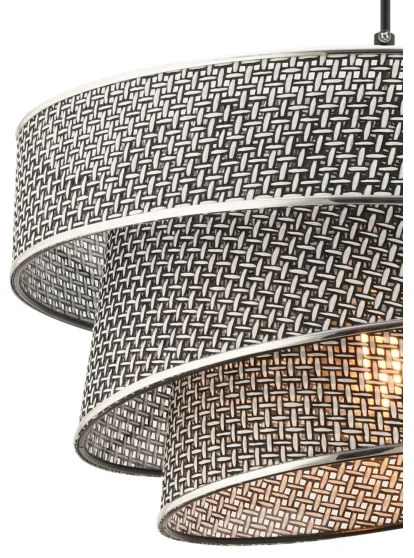 Pendul pe cablu COUPER 1xE27/60W/230V gri/crom lucios