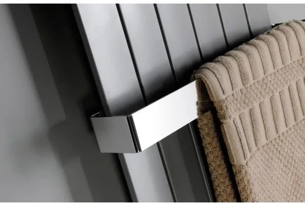 Sapho - Suport de perete pentru prosoape COLONNA 8x65 cm, inox periat