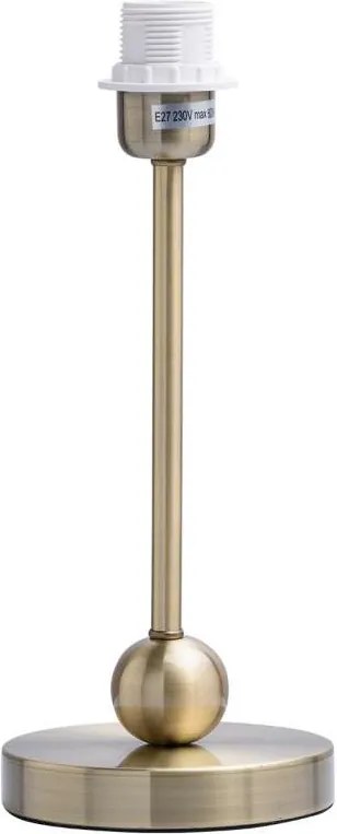 Lampă de masă bronze Byron, 30x14 cm, metal, alama