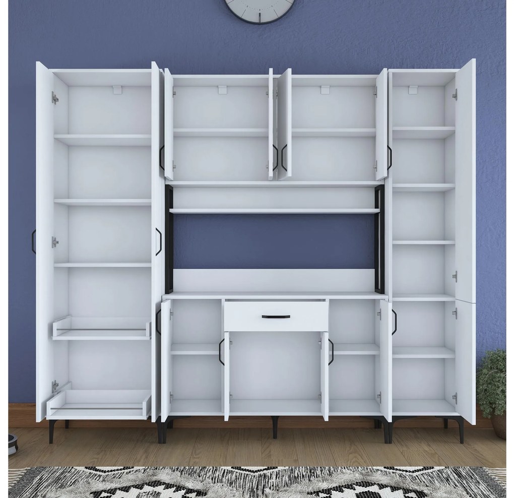 Set dulapuri bucătărie Bisaka 4 (alb) . 1094300