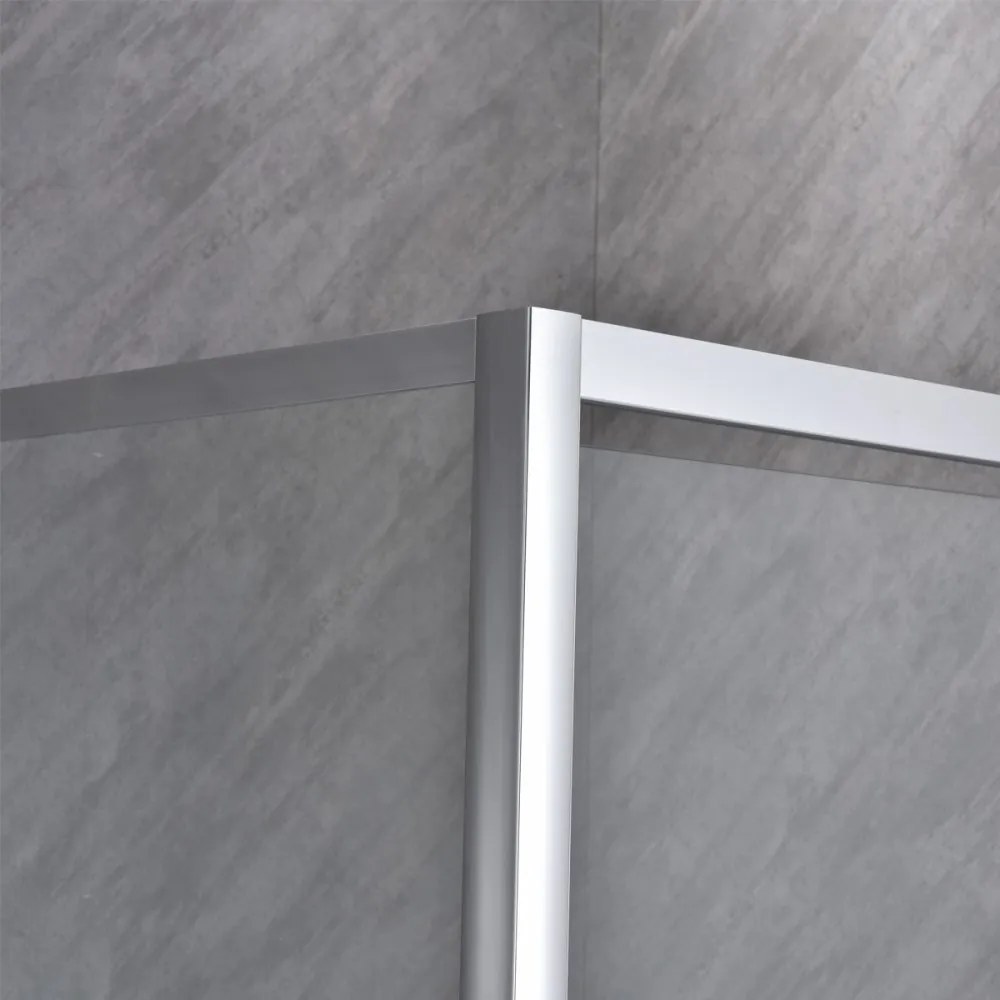 Perete de duș cu dimensiunea de 90x185 cm