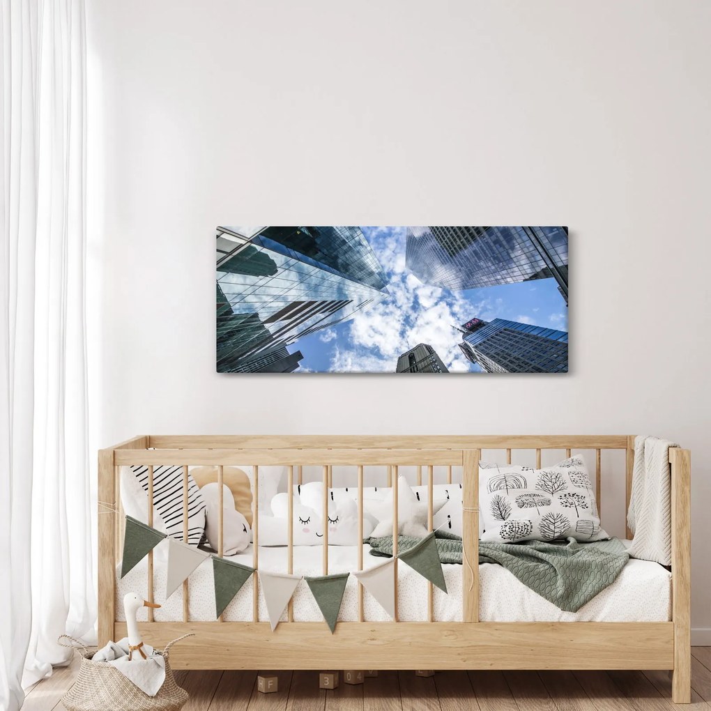 Tablou cu zgârie-norii (120x50 cm)
