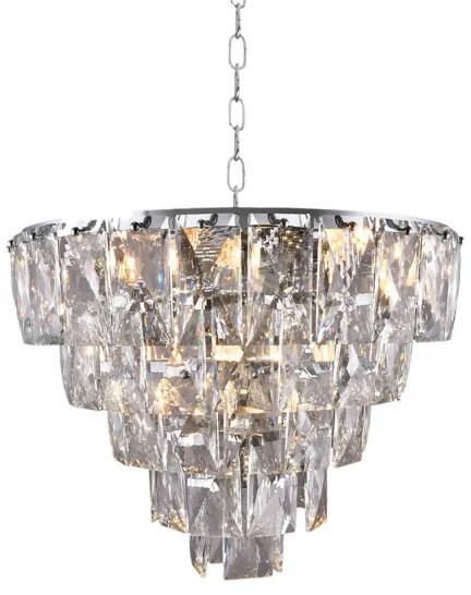 Lustră de cristal pe lanț CHELSEA 6xE14/40W/230V