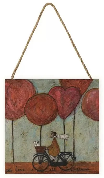 Sam Toft - Love Is All Around Pictură pe lemn