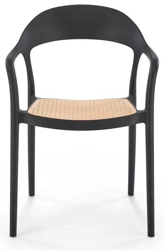 Scaun de bucătărie Ruby, maro / negru