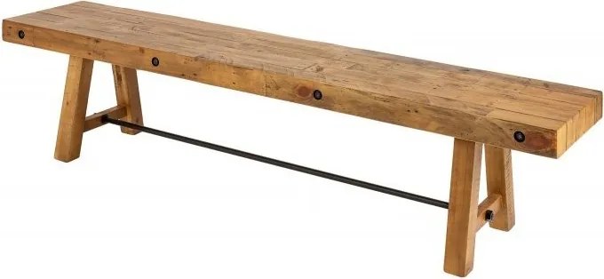 Banca design industrial vintage Finca 165cm Pin