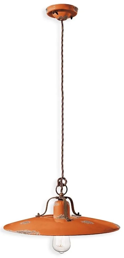 Pendul design retro realizat manual din ceramica COUNTRY, 40cm
