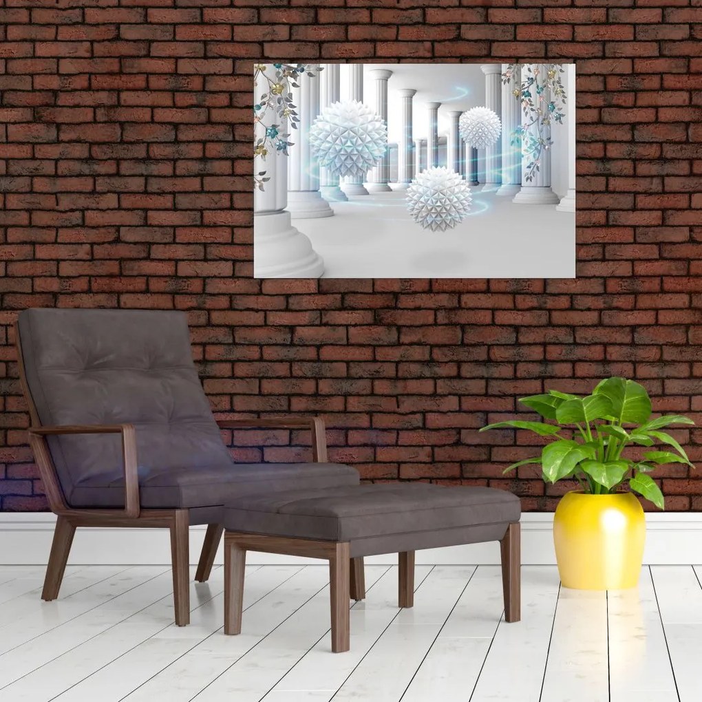 Tablou abstract în stil antic (90x60 cm)