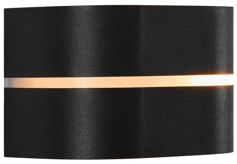 Aplica de exterior ambientala stil nordic IP44 Sibelis negru