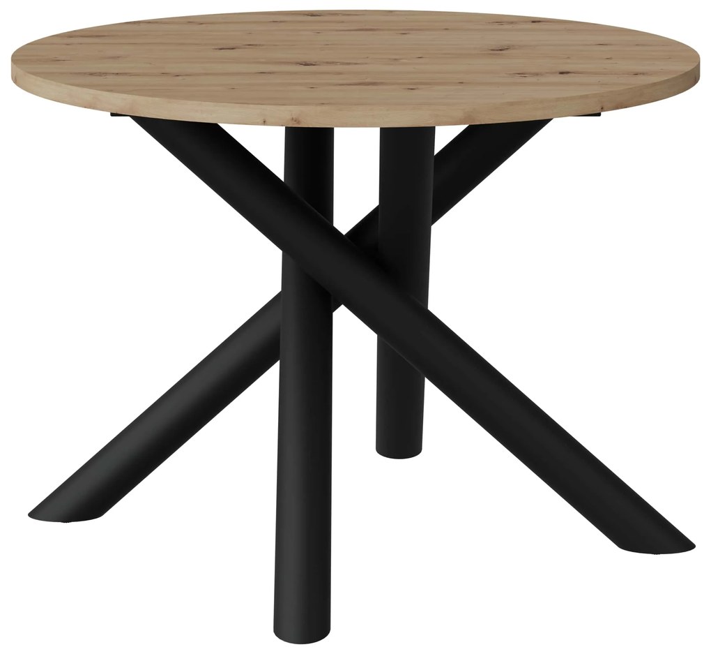 Masa rotunda 110 cm Ossla (stejar artizanal). 1116740