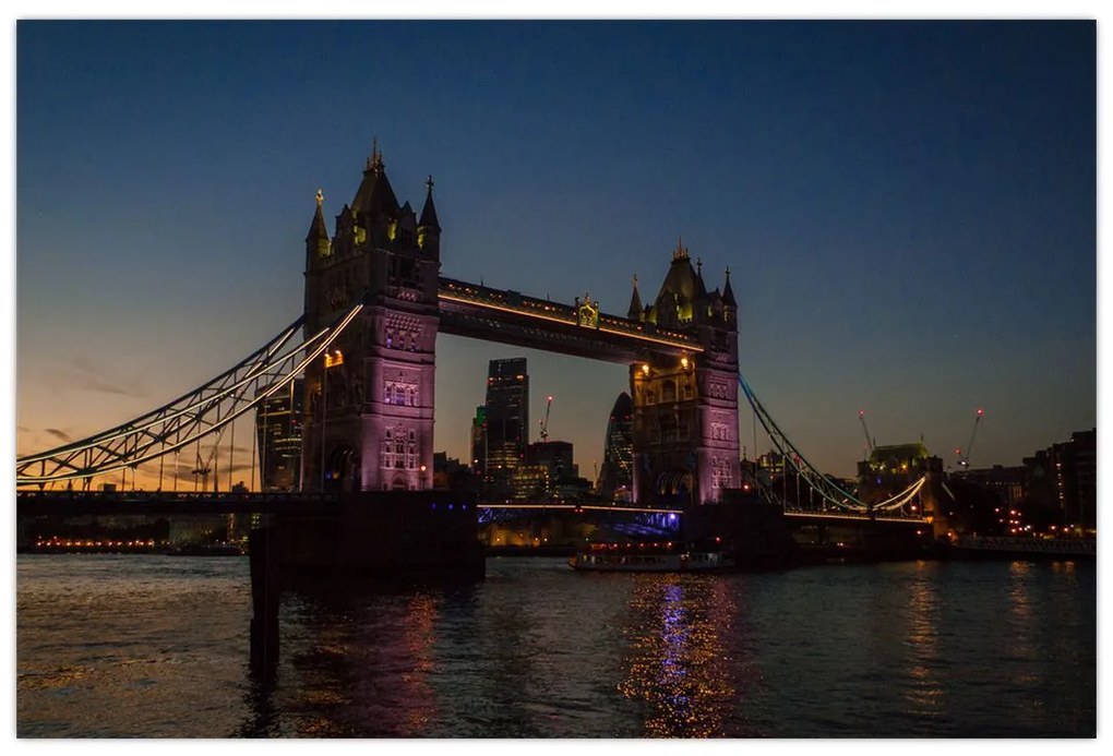 Tablou - Tower bridge (90x60 cm)